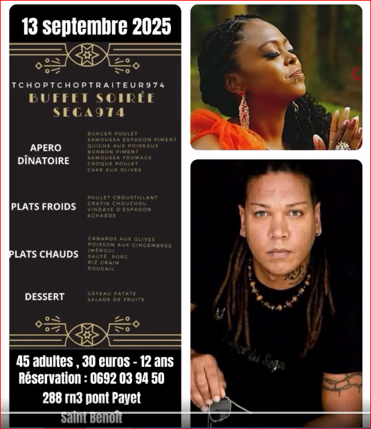 &Eacute;v&eacute;nement - Le Domaine du Grand &Eacute;tang - Sista ek Morgan dans la place, 13 Septembre 2025 Saint-Beno&icirc;t La R&eacute;union, &agrave; savoir que l'argent r&eacute;colt&eacute; ira aux plus d&eacute;munis.